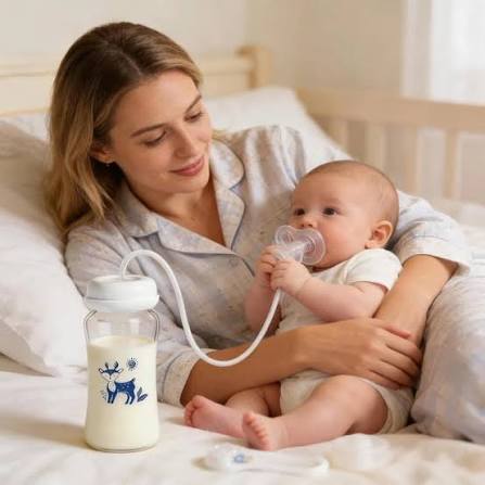 Handsfree Baby Feeding Bottle